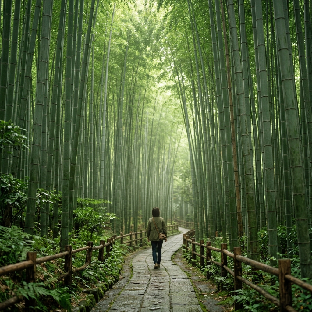 Floresta de bambu de Arashiyama